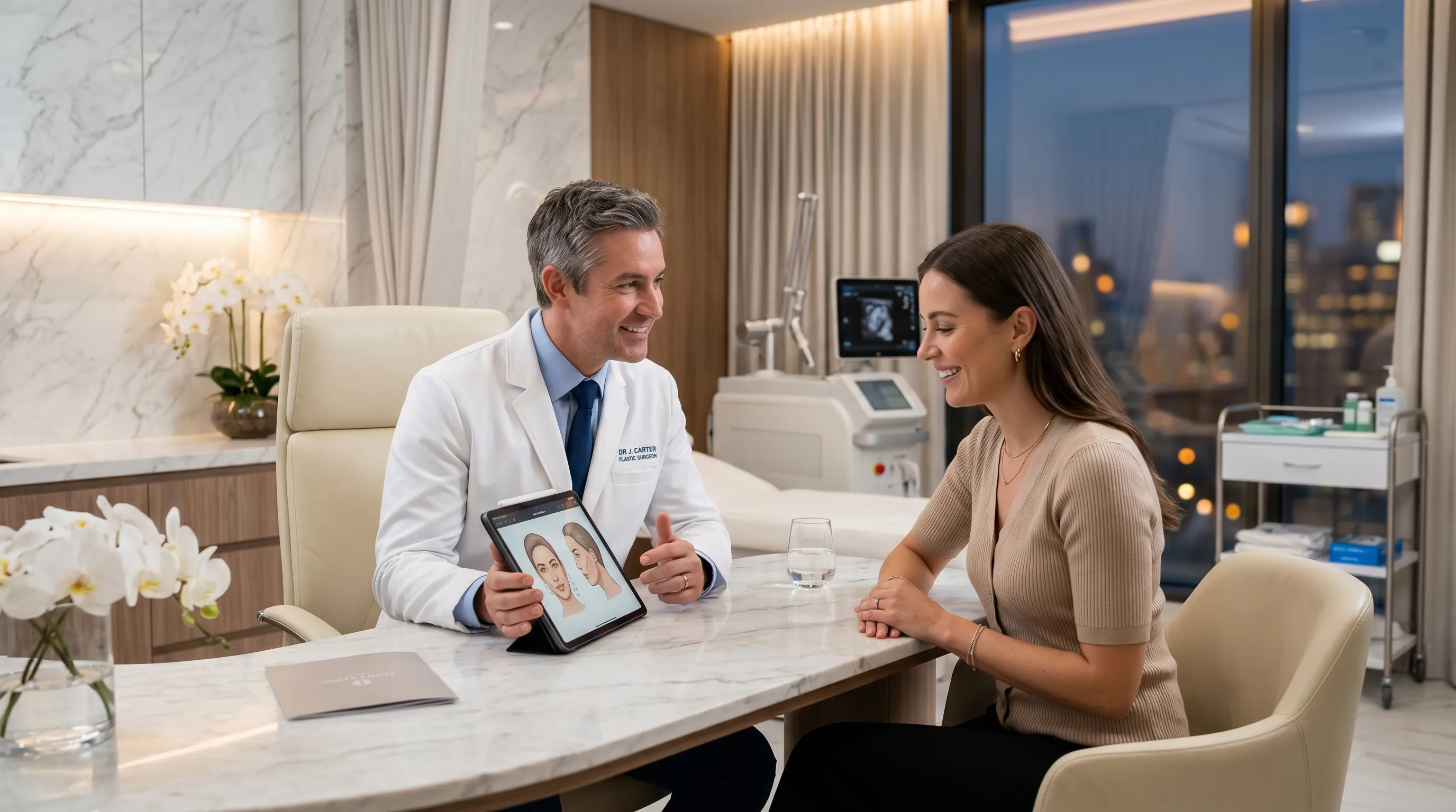 Dr. Janay Scott, D.C. conducting examination